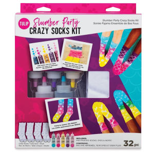 Tulip Slumber Party Crazy Socks Kit (Front of packaging)