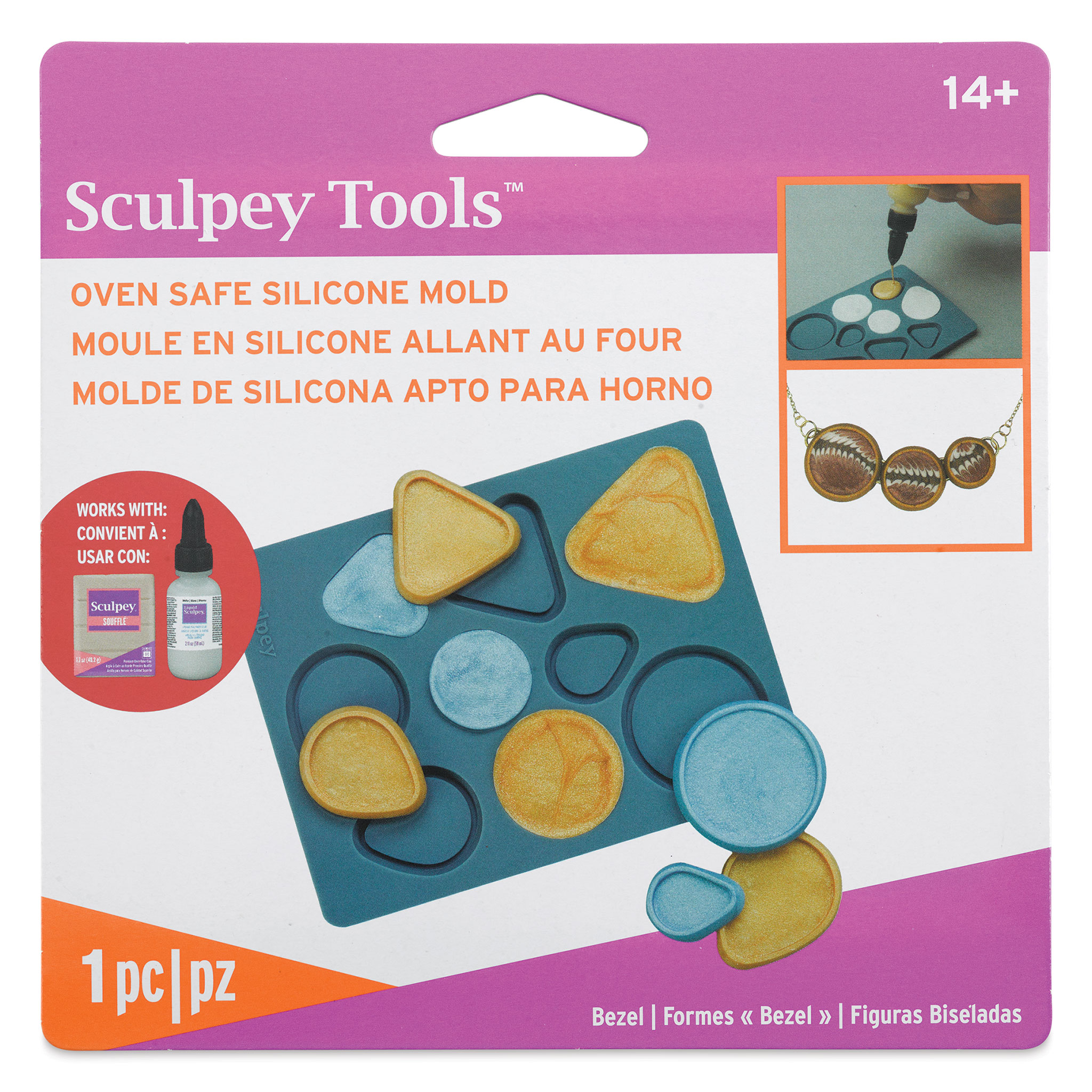 Sculpey Oven Safe 3D Jewelry Mold