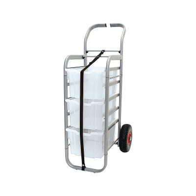 Gratnells Rover All Terrain Mobile Cart - 3 Extra Deep Trays, Translucent