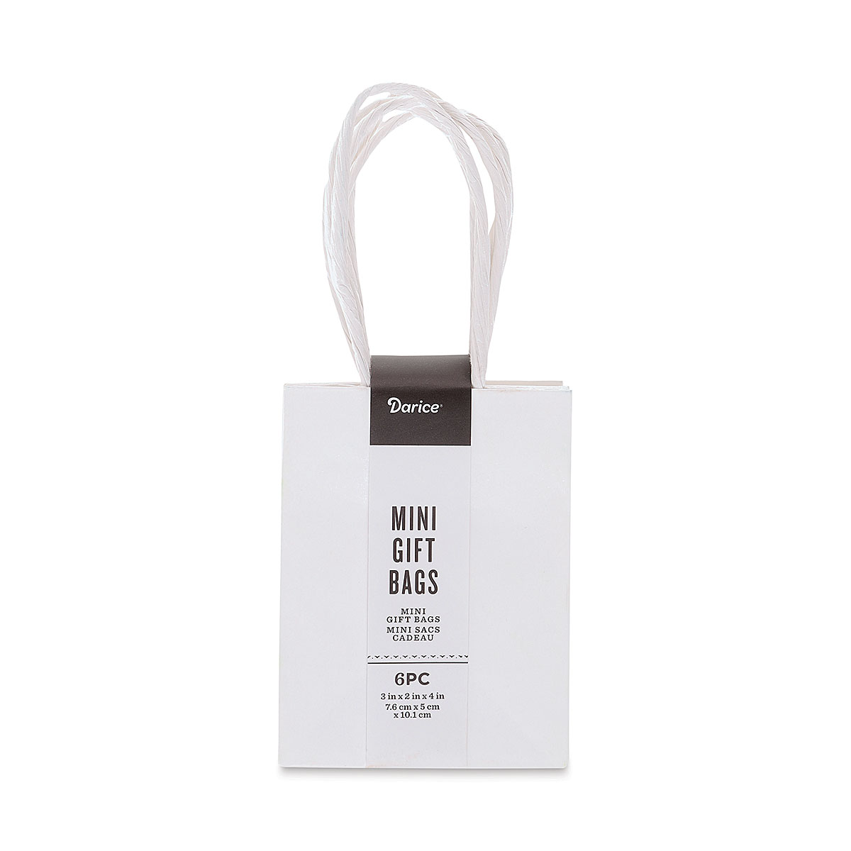 mini white gift bags