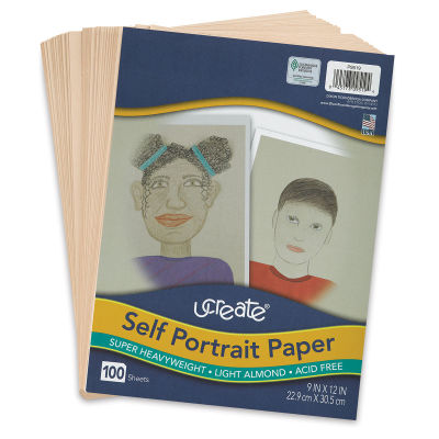 Pacon UCreate Self Portrait Paper - 9" x 12", 100 Sheets