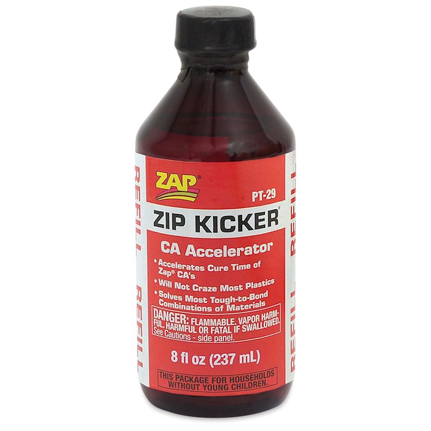 Zip Kicker CA Accelerator Spray Bottle Refill, 8 oz BLICK Art Materials
