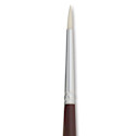 Silver Brush Silverstone Premium White Hog Bristle Brush - Round, Long Handle, Size 1