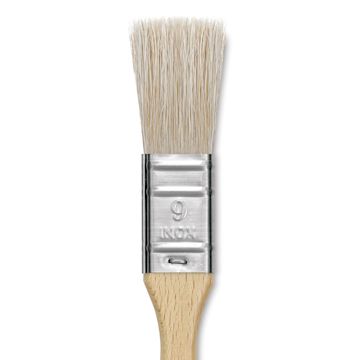 Open in modal - Escoda Natural Chungking Bristle Brush - Double Thickness, Size 9