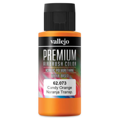 Vallejo Premium Airbrush Colors - 60 ml, Candy Orange