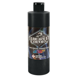 Createx Wicked Colors Airbrush Color - 16 oz, Detail Black
