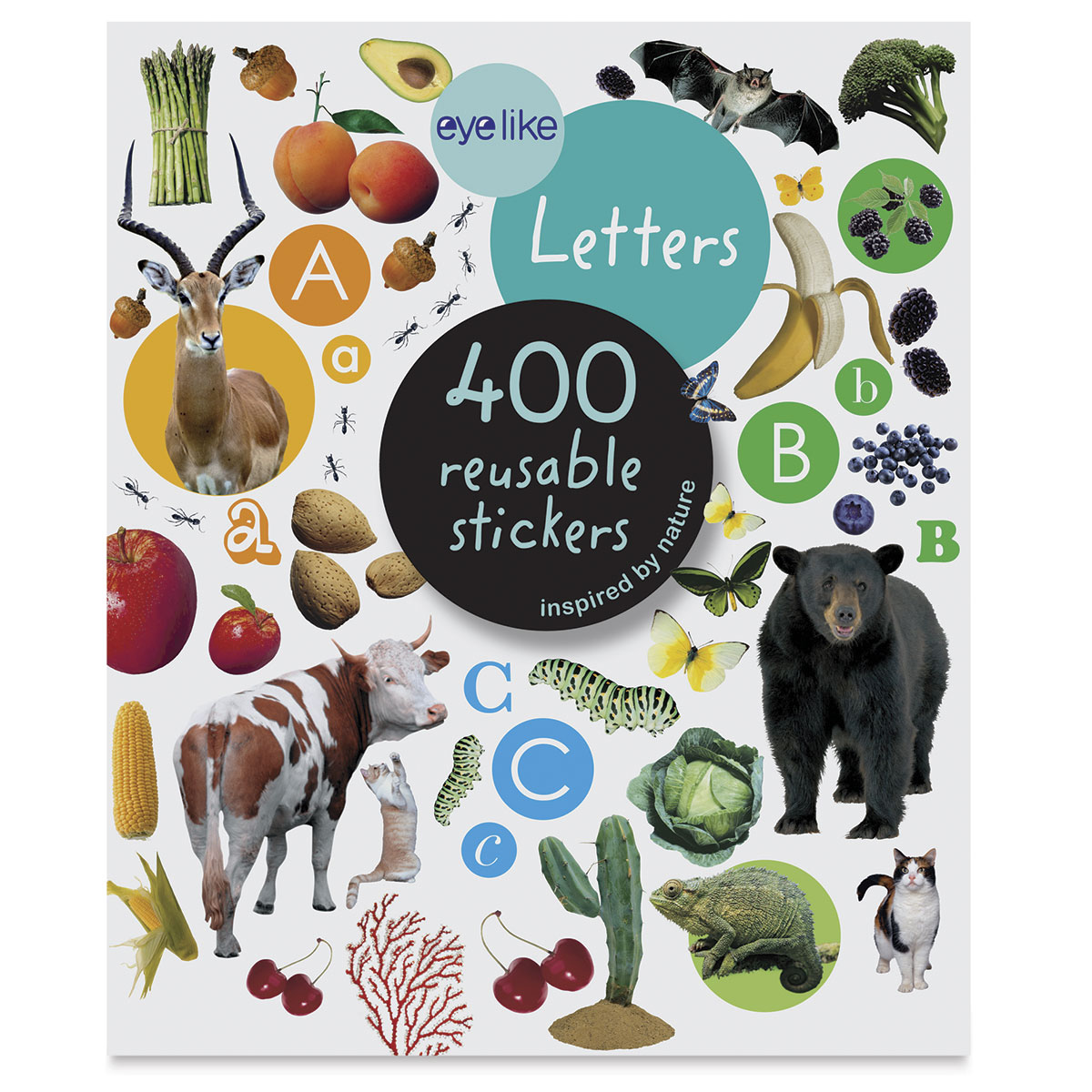 huiselijk Veilig voormalig Eyelike Letters Reusable Stickers | BLICK Art Materials