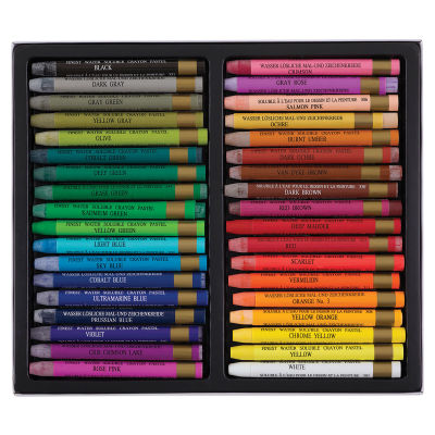Sargent Art Water Color Crayons, Set of 36 (Inside of Packaging)