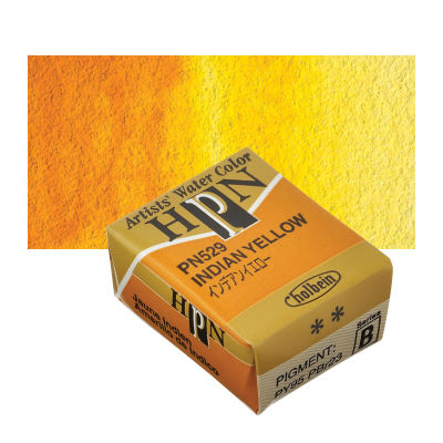 Holbein Artists' Watercolor Half Pan - Indian Yellow