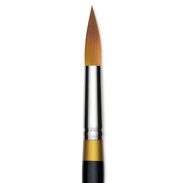 Open in modal - Kingart Original Gold Brush - Max Round, Size 20, Short Handle (close-up)