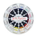 Dr. Ph. Martin's Hydrus Fine Art Liquid Watercolors - Set 1, 12 Assorted colors, 1 oz Bottles