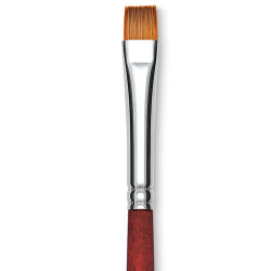 Princeton Velvetouch Series 3950 Synthetic Brush - Chisel Blender, Size 8