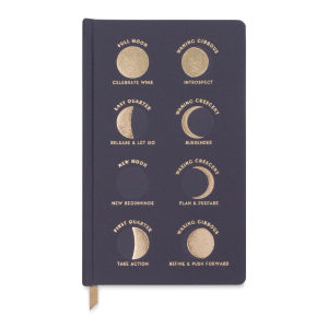 DesignWorks Ink Moon Phases Cloth Bound Journal, Cover