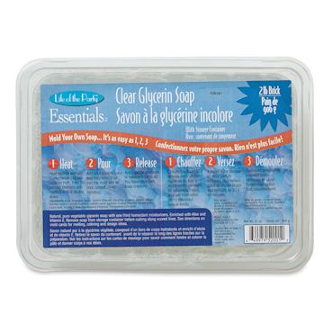 Open in modal - Life of the Party Glycerin Soap Base - Front of Clear Glycerin package