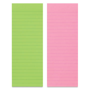 Post-it Super Sticky Notes - 3" x 8", Energy Boost Collection, Lined, Pkg of 2 (out of packaging)