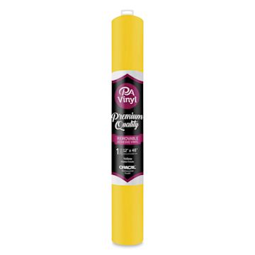Open in modal - PA Vinyl Removable Vinyl - Matte Yellow, 12" W x 48" L