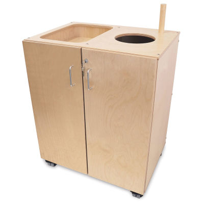 Whitney Brothers Mobile SmartClean Cart - Natural