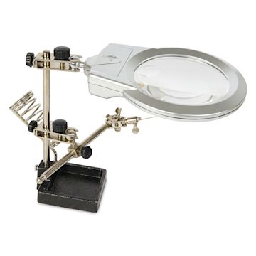 Open in modal - Enkay Helping Hands Magnifier with Soldering Station