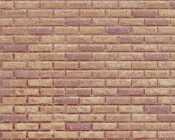 Plastruct Patterned Sheets, Brick, 1:24 Scale (finished example)