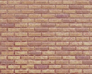 Open in modal - Plastruct Patterned Sheets, Brick, 1:24 Scale (finished example)