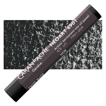 Open in modal - Caran d’Ache Neoart 6901 Pastel - Black, pastel and swatch
