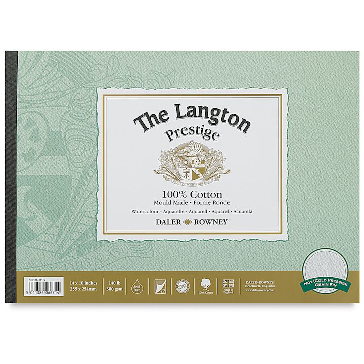 DalerRowney Langton Prestige Watercolor Pads BLICK Art Materials