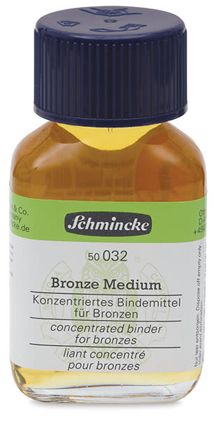 Schmincke Oil Bronzes - 60 ml bottle of Bronze Medium shown