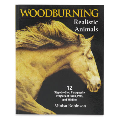 Woodburning Realistic Animals - Front cover of Book
