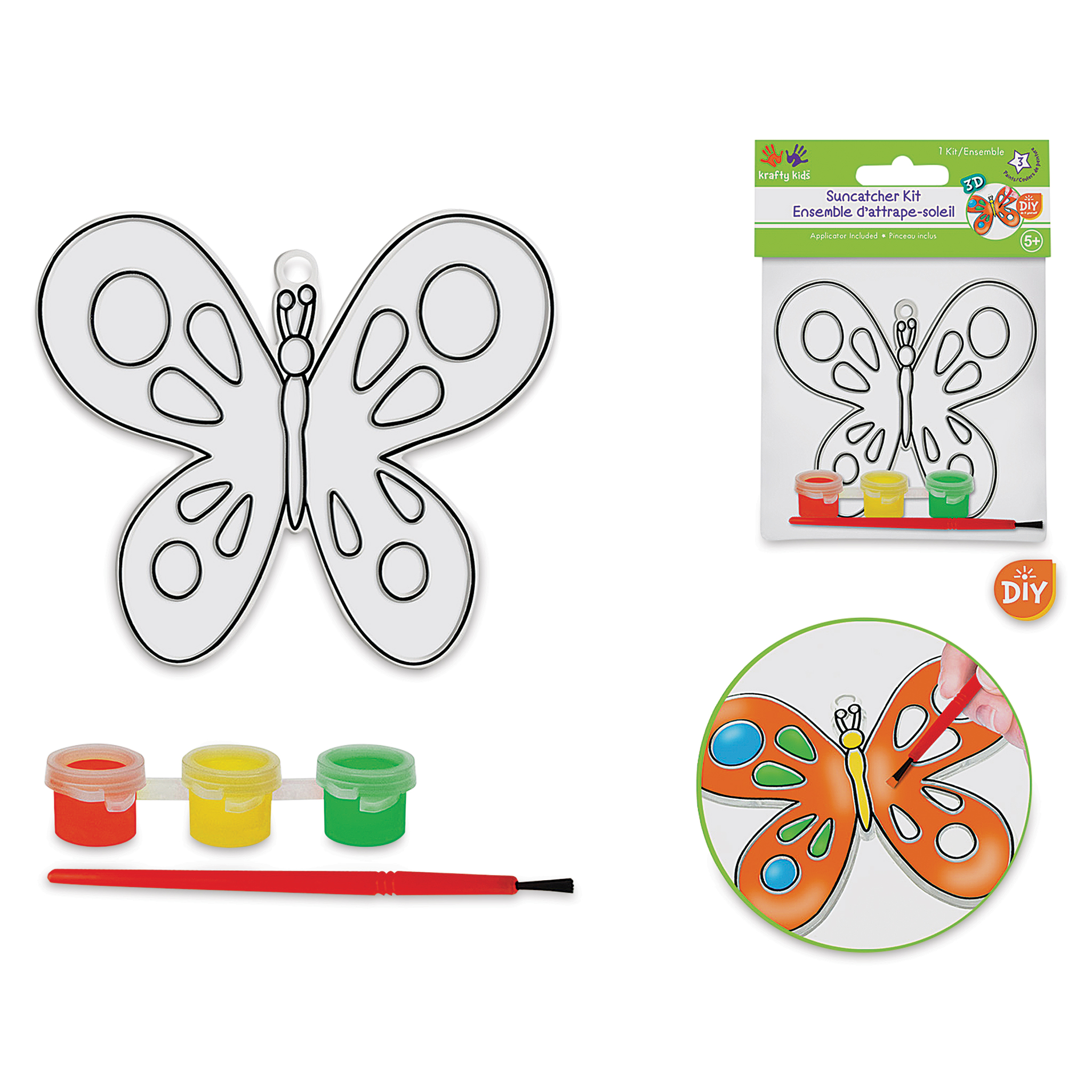 TOYLI Suncatcher Kits for Kids 26 Projects, Window Art Paint, Suncatcher  Kit for Kids 3+