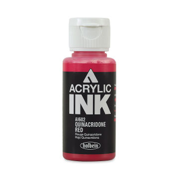 Holbein Acrylic Ink - Quinacridone Red, 30 ml