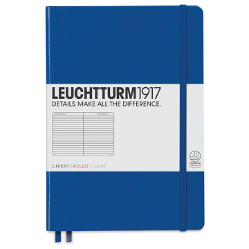 Leuchtturm1917 Ruled Hardbound Notebook - Royal Blue, 5-3/4" x 8-1/4"