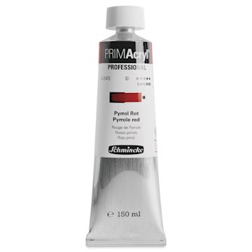 Open in modal - Schmincke Primacryl Professional Acrylic Paint - Pyrrole Red, 150 ml Tube