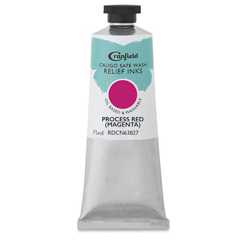 Cranfield Caligo, Safe Wash Relief Ink, 75ml Tube, Black, BKCN1860