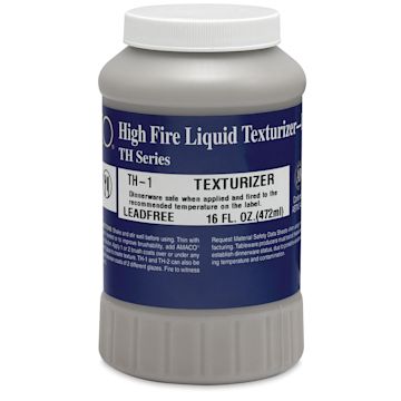 Open in modal - Amaco High Fire Lead-Free Texturizer - Front of Pint Bottle