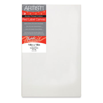 Fredrix Red Label Cotton Canvas - 14" x 18", 3/4" Profile