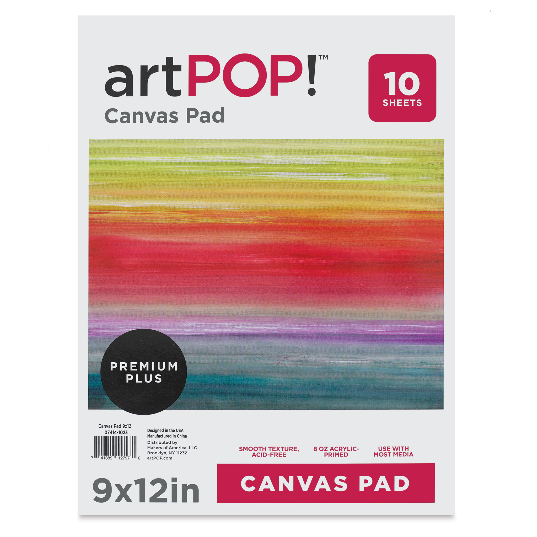 Color Factory - Artist Canvas Pad - 10 Sheets