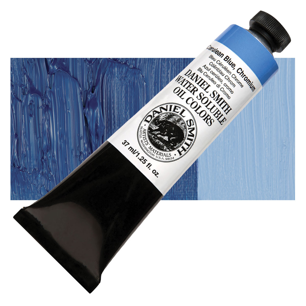 Daniel Smith : Water Soluble Oil Paint : 37ml : Cerulean Blue Chromium