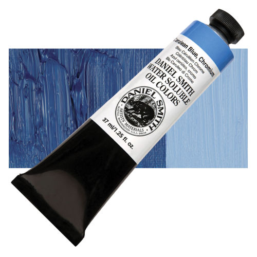 Daniel Smith Water-Soluble Oil - Cerulean Blue Chromium, 37 ml Tube