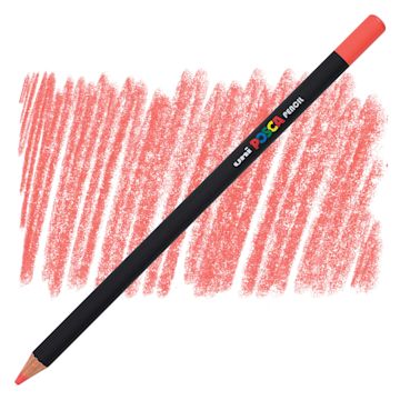 Open in modal - Posca Colored Pencil - Coral Pink pencil and swatch