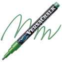 VersaChalk Wet Erase Liquid Chalk Marker - Metallic Emerald, 3 mm, Fine Tip