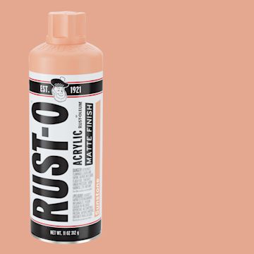 Open in modal - Rust-Oleum Rust-O Artist Acrylic Spray Paint - Sunstone, Can and Swatch