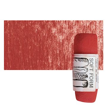 Open in modal - Townsend Artists' Soft Form Pastel - Naphthol Red Light 036D pastel and swatch