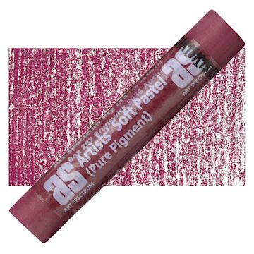 Open in modal - Art Spectrum Artists' Soft Pastel - Bordeaux 513P pastel and swatch