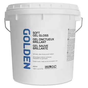 Open in modal - Golden Soft Acrylic Gel Medium - Gloss, 128 oz tub