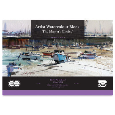 The Master's Choice Artist Watercolor Block - 7.08" x 10.23", Hot Press