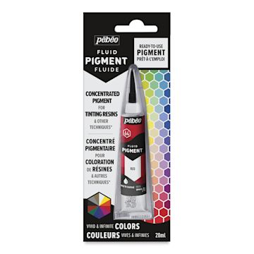 Open in modal - Pebeo Fluid Pigments - Red, 20 ml, Tube