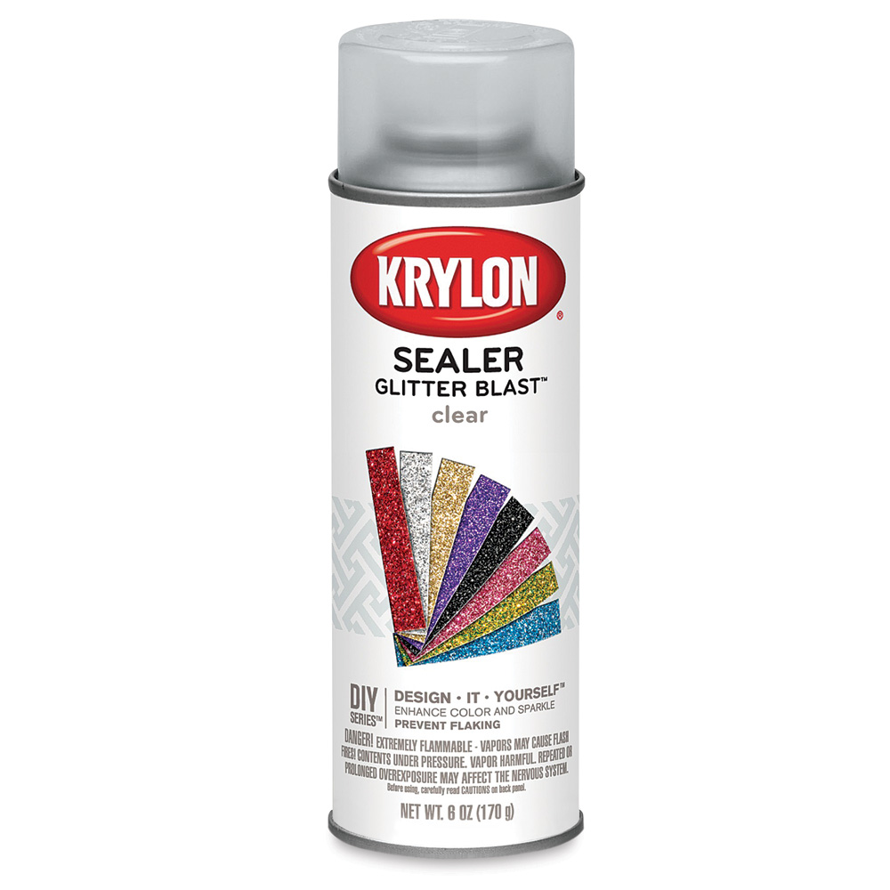 Krylon Glitter Blast Spray Paint - Orange Burst, 5.75 oz can