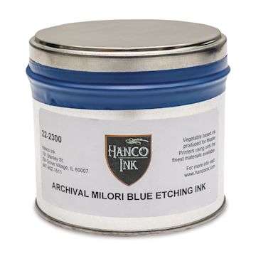 Open in modal - Hanco Oil Based Etching Ink - 1 lb, Milori Blue - front