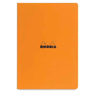 Open in modal - Rhodia Classic Staplebound Notebook - Orange, 11-3/4" x 8-1/4", Lined