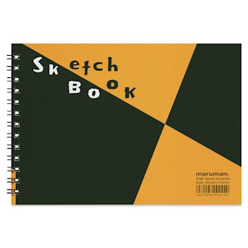 Open in modal - Maruman Zuan Series Sketchbook - Wirebound, B5, 24 Sheets, front cover
